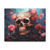 Skull & Roses Wall Art 10″ x 8″ 1.25"