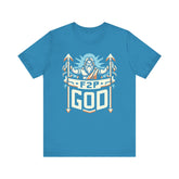 Unisex F2P God T Shirt Aqua S