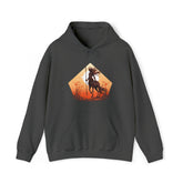 Unisex Centaur Warrior Hoodie Dark Heather S