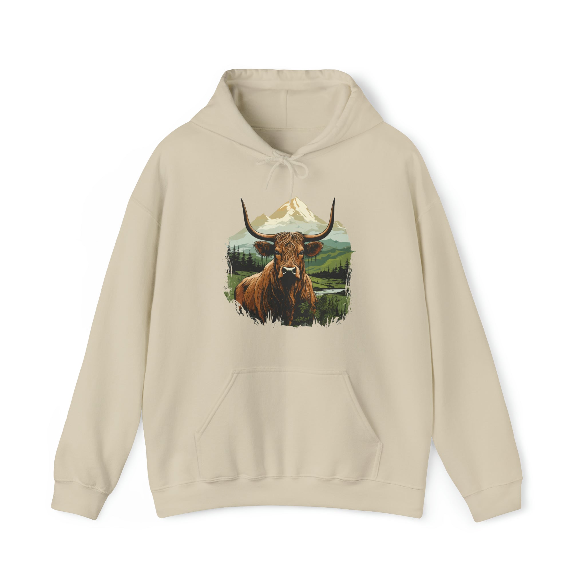 Highland cow online hoodie