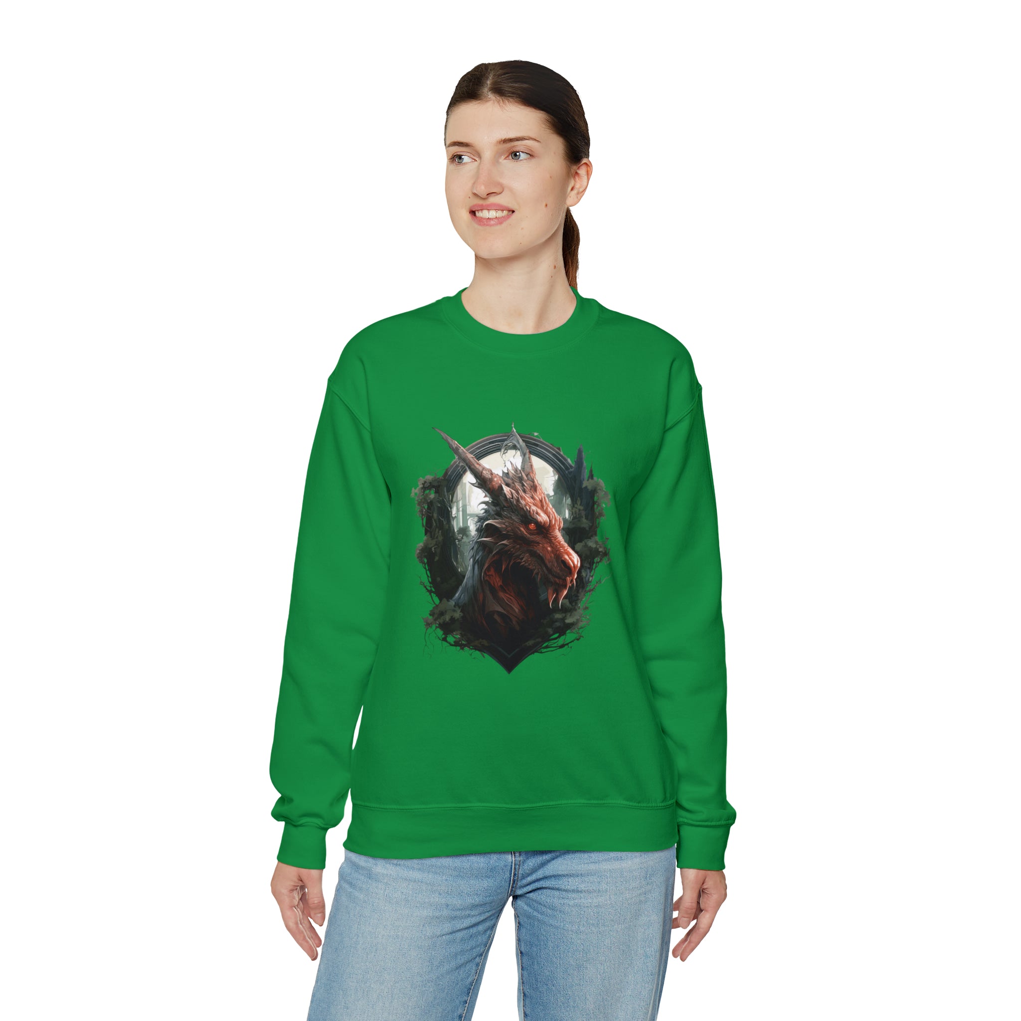 Unisex Dragon Face Sweatshirt   