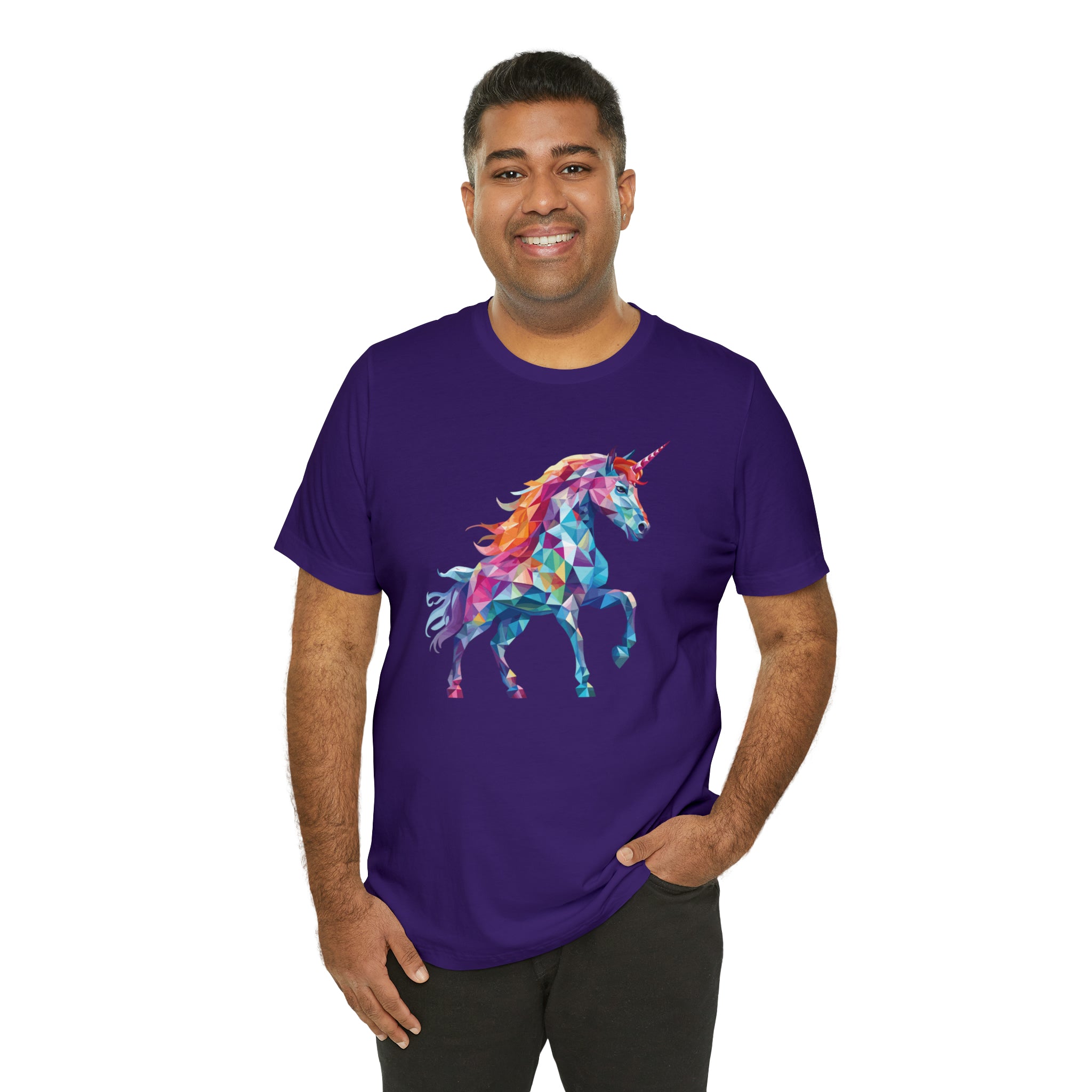 Unisex Crystallized Unicorn T Shirt   