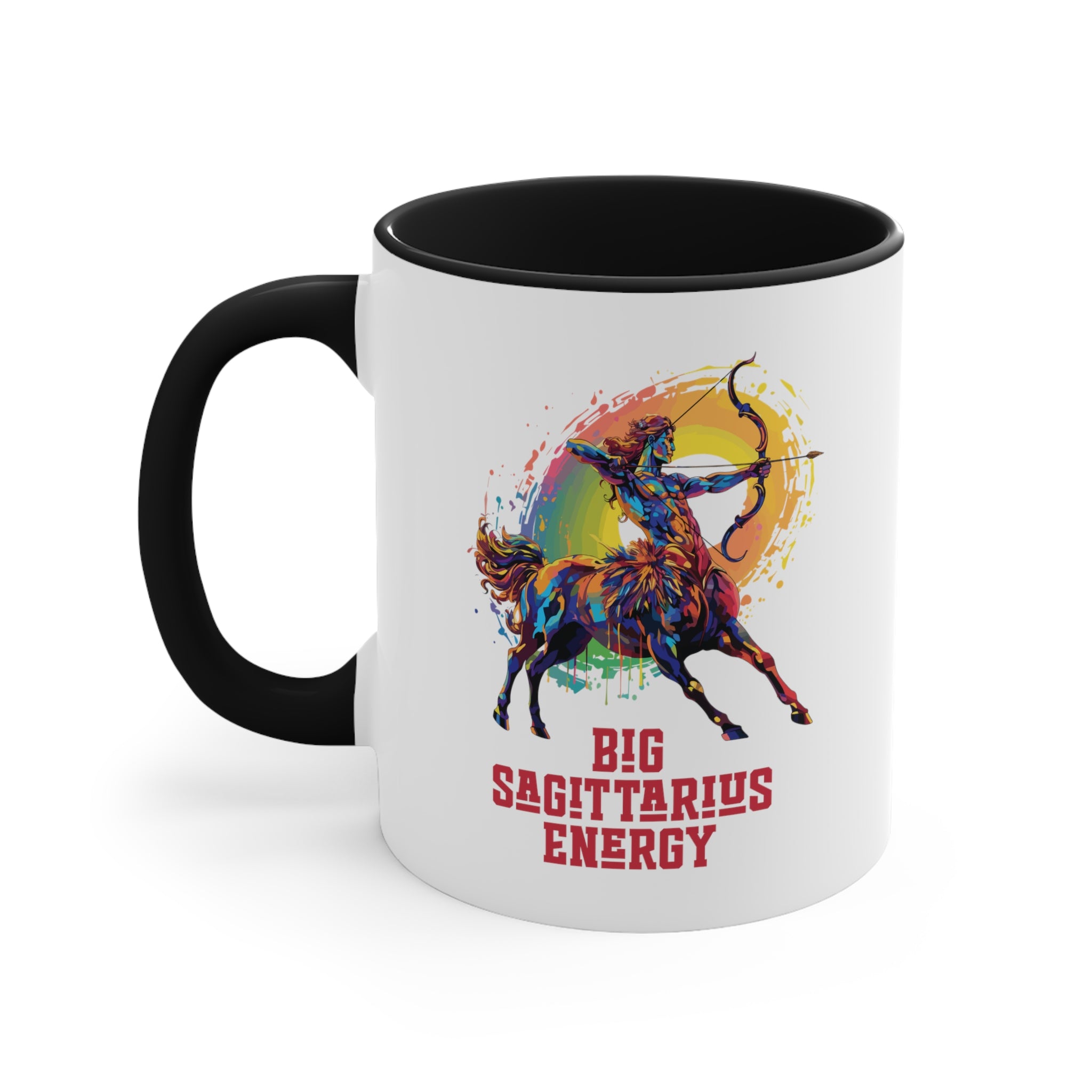 11oz Big Sagittarius Energy Coffee Mug 11oz Black 