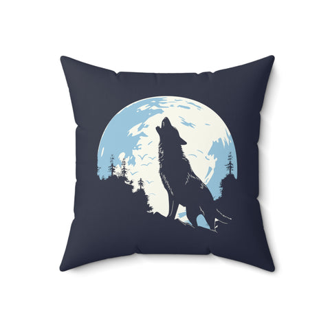 Howling Wolf Pillow   