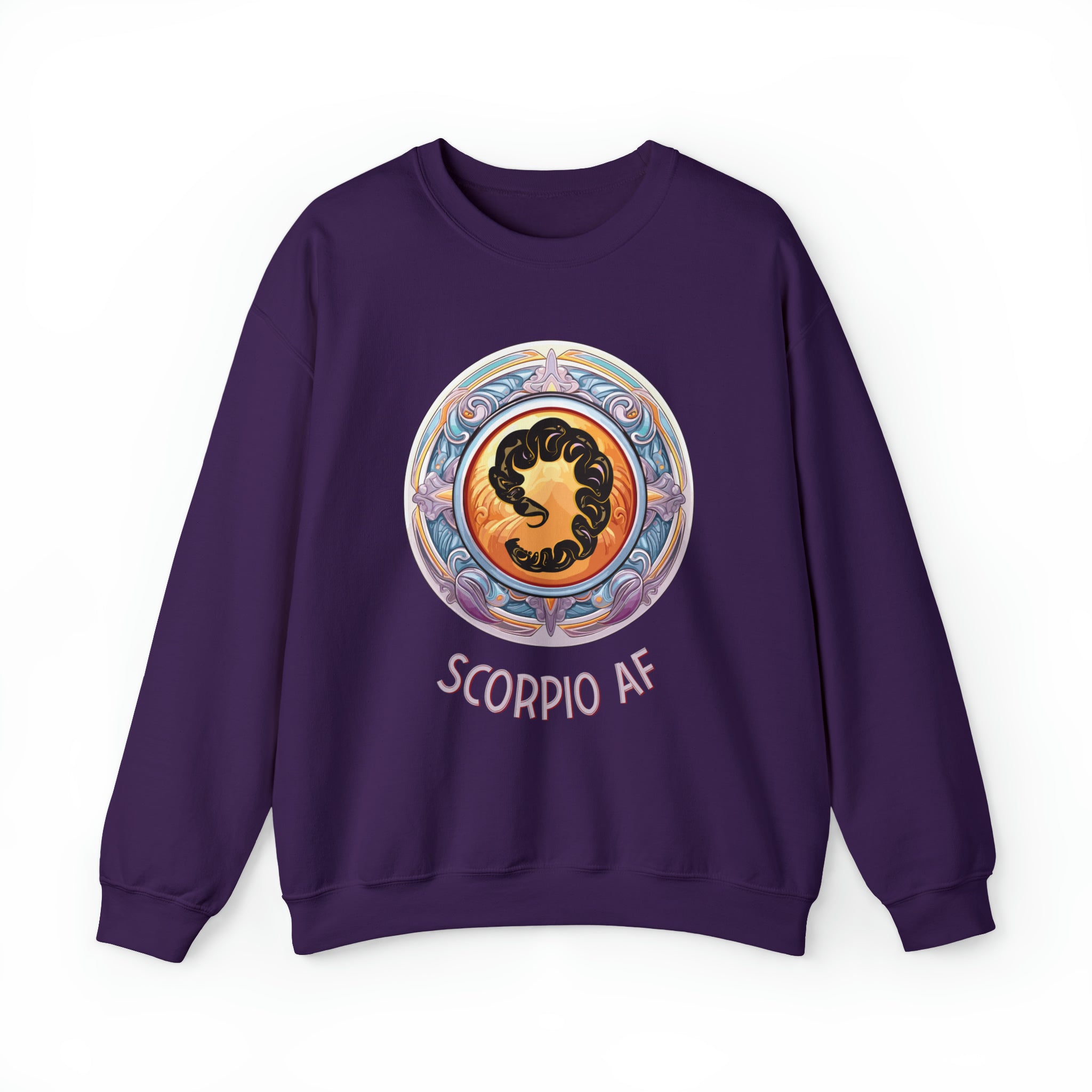 Unisex Scorpio AF Sweatshirt S Purple 