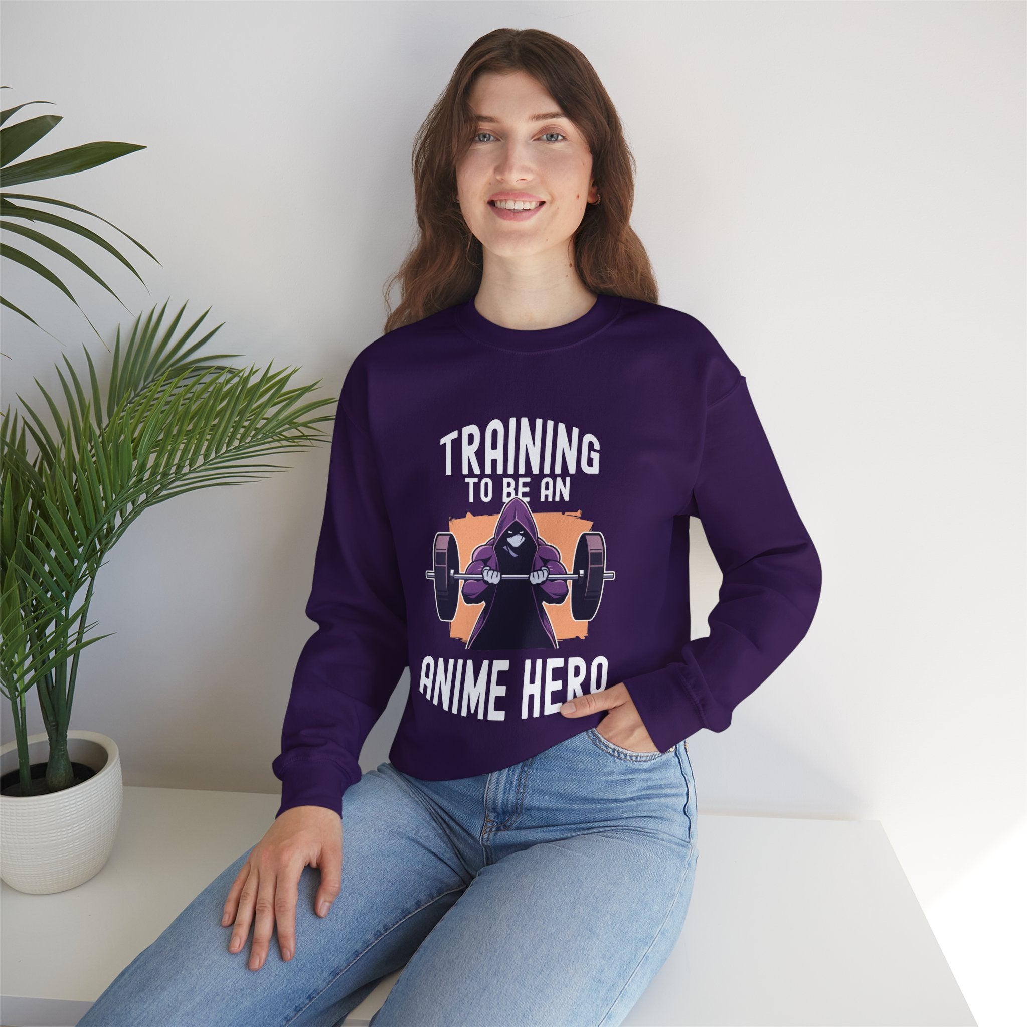 Unisex Training to be an Anime Hero Sweatshirt   