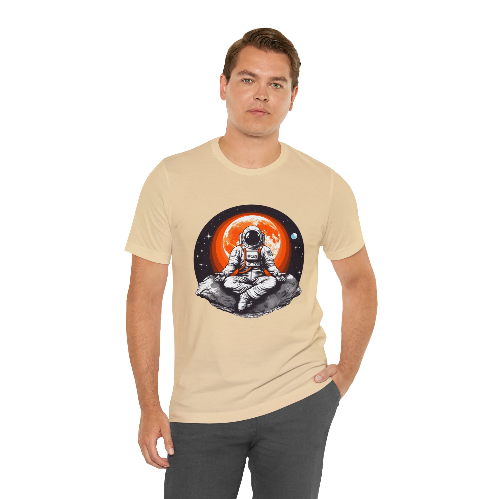 Unisex Meditating Astronaut T Shirt   