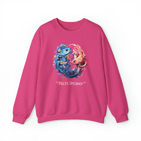 Unisex Pisces Dreamer Sweatshirt S Heliconia 