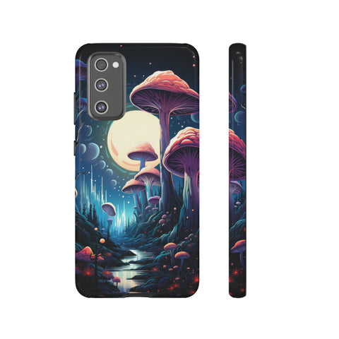 Mushroom Moonlight Phone Case Samsung Galaxy S20 FE Glossy 