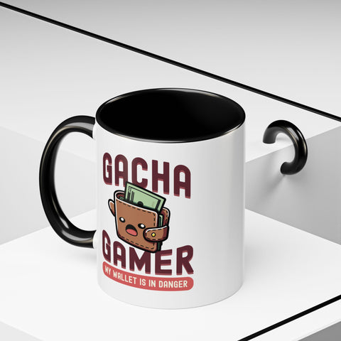 11oz My Wallet is in Danger Gacha Gamer Coffee Mug