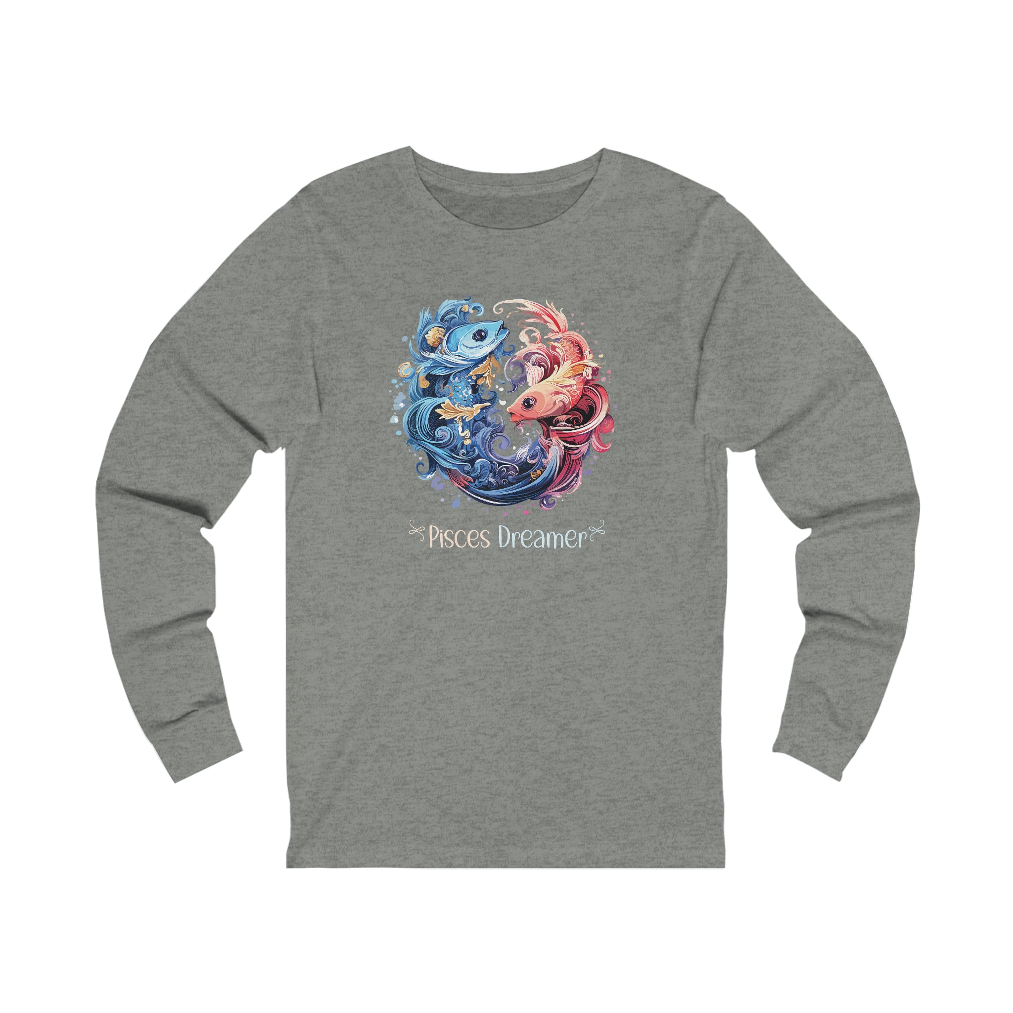 Unisex Pisces Dreamer Long Sleeve T Shirt   