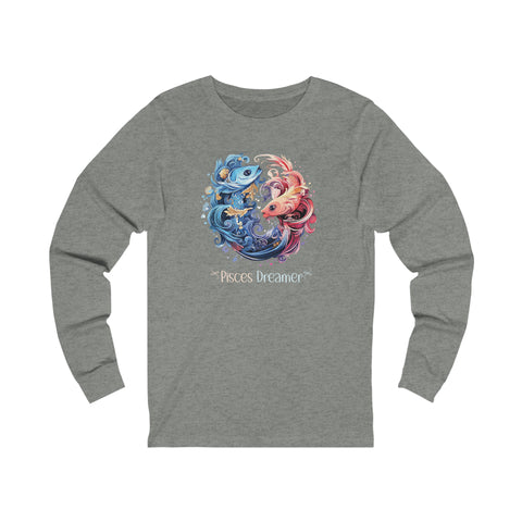 Unisex Pisces Dreamer Long Sleeve T Shirt   