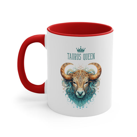 11oz Taurus Queen Coffee Mug 11oz Red 