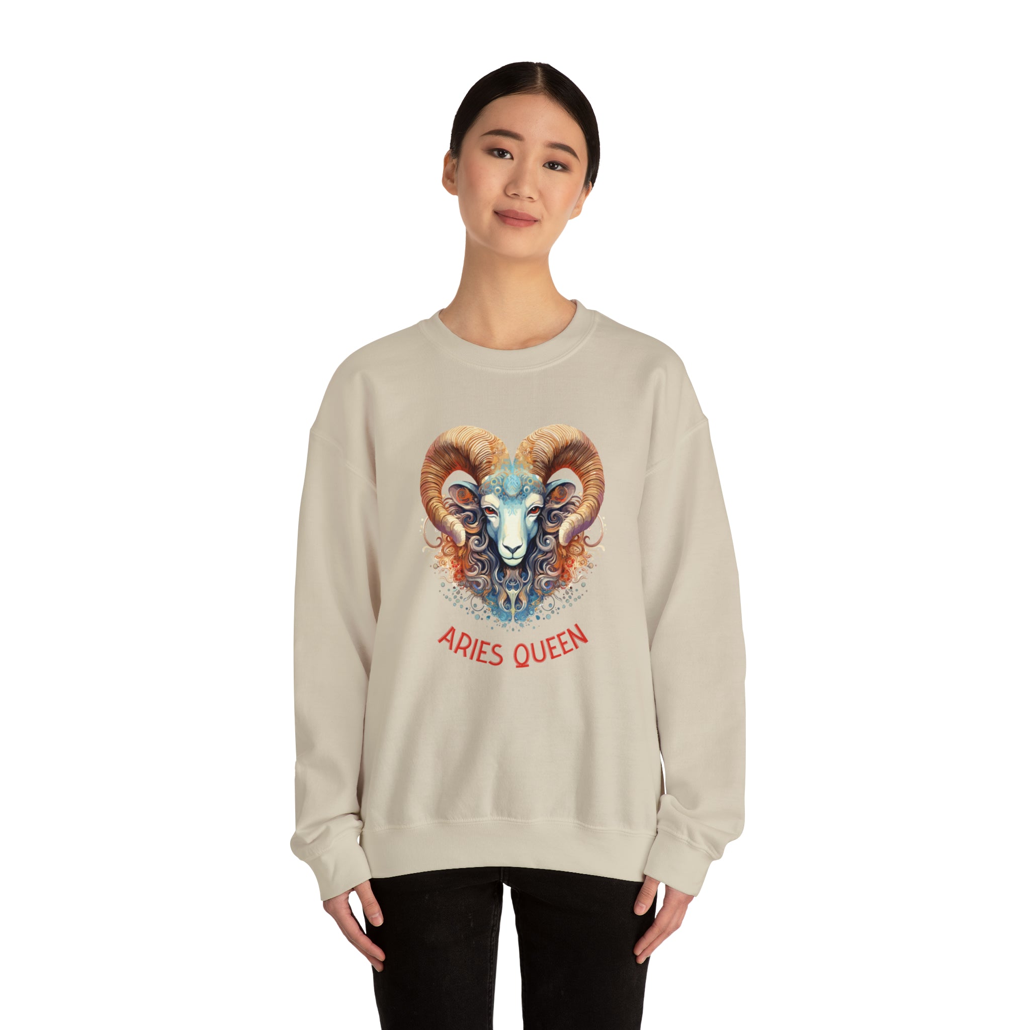 Womens Aries Queen Sweatshirt   