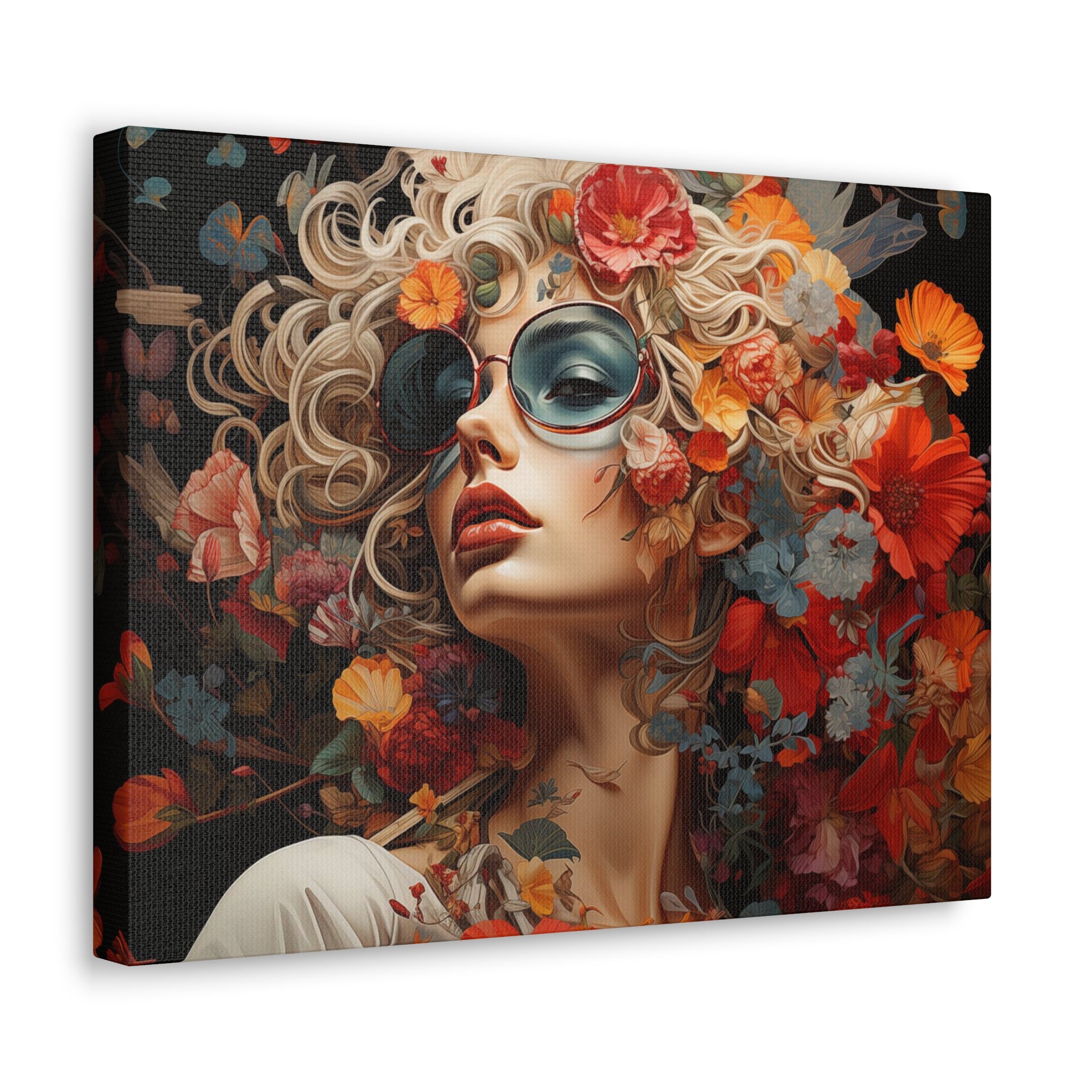 Flower Woman Wall Art   