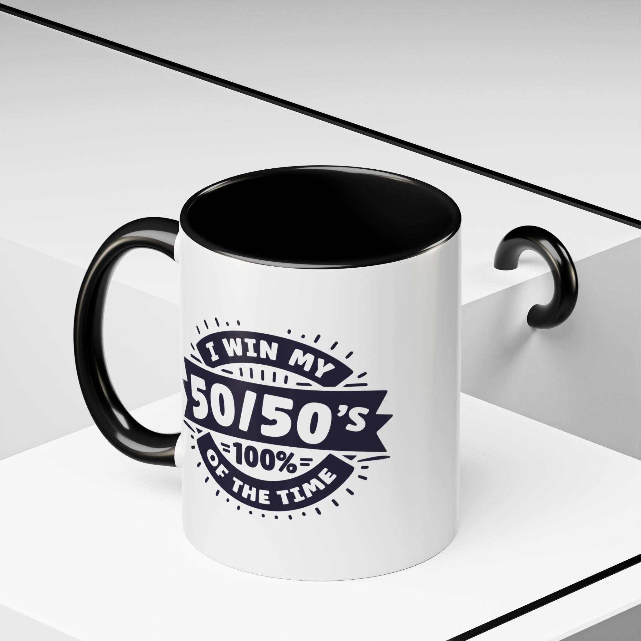 11oz 50 50 Winner Gacha Coffee Mug
