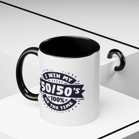 11oz 50 50 Winner Gacha Coffee Mug