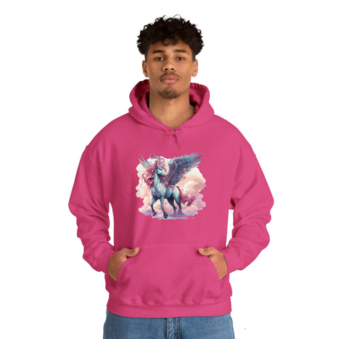 Unisex Pegasus Clouds Hoodie   