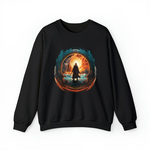 Unisex Wizard Portal Sweatshirt S Black 