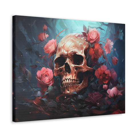 Skull & Roses Wall Art   