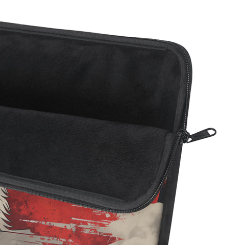 Red Moon Wolf Laptop Sleeve   