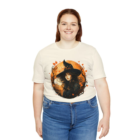 Unisex Autumn Witch T Shirt   