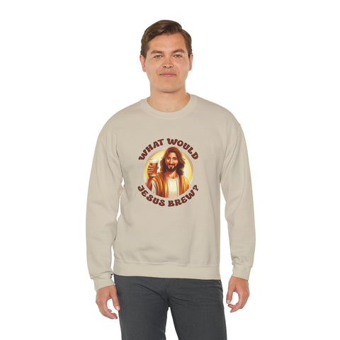 Unisex What Would Jesus Brew Beer Sweatshirt   