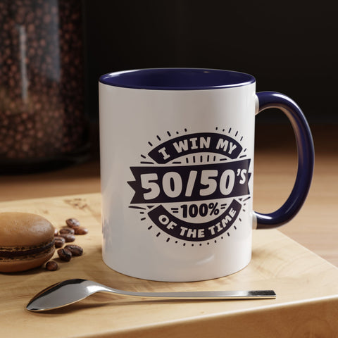 11oz 50 50 Winner Gacha Coffee Mug
