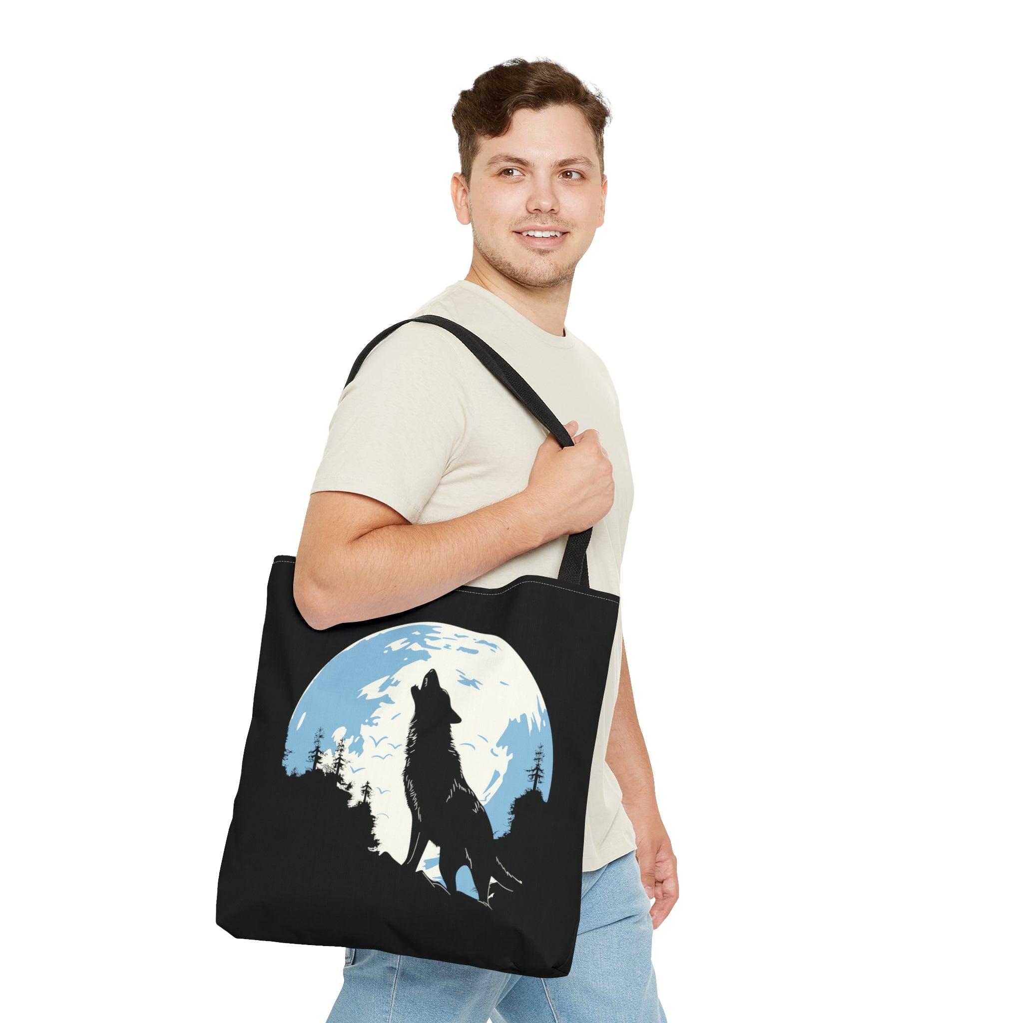 Howling Wolf Tote Bag   