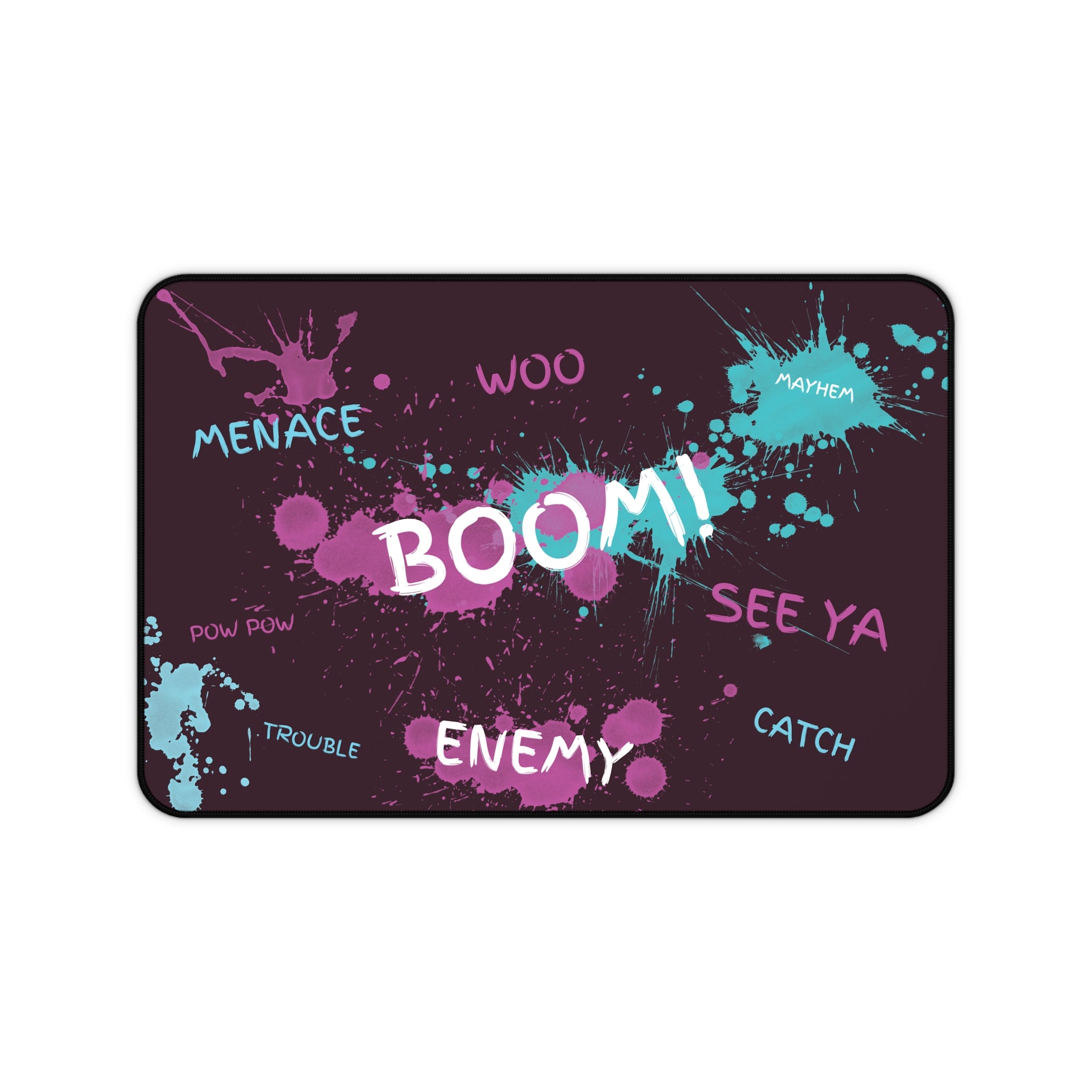 Boom Gaming Inspired Desk Mat 12" × 18"  