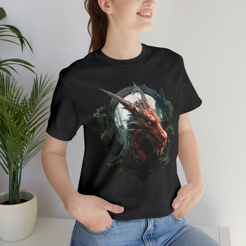 Unisex Dragon Face T Shirt   