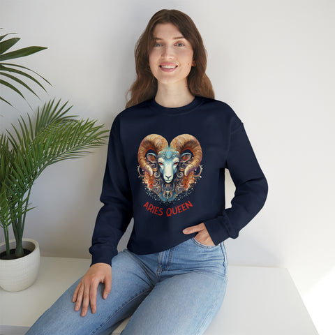 Womens Aries Queen Sweatshirt   