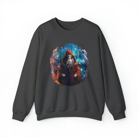 Unisex Galactic Wizard Sweatshirt S Dark Heather 