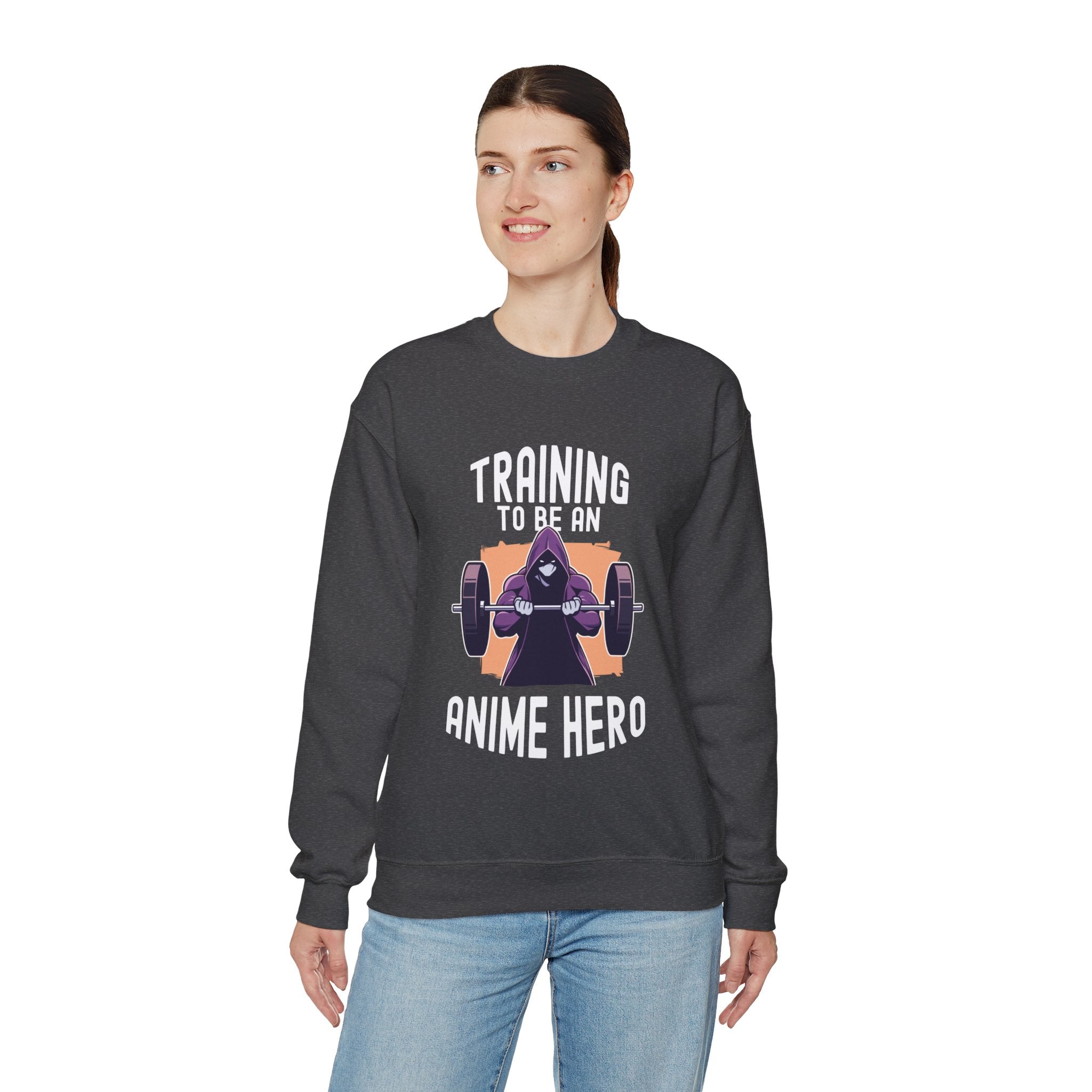 Unisex Training to be an Anime Hero Sweatshirt   