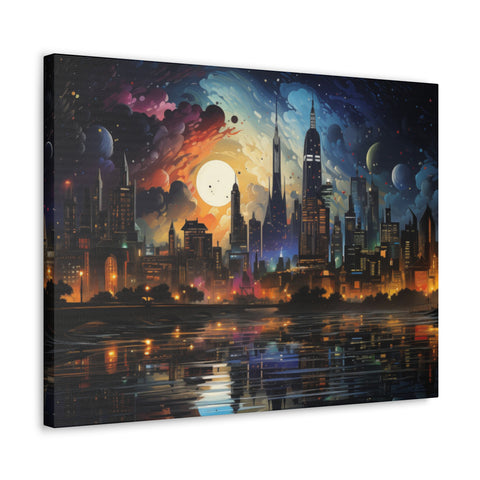 City Skyline Wall Art   