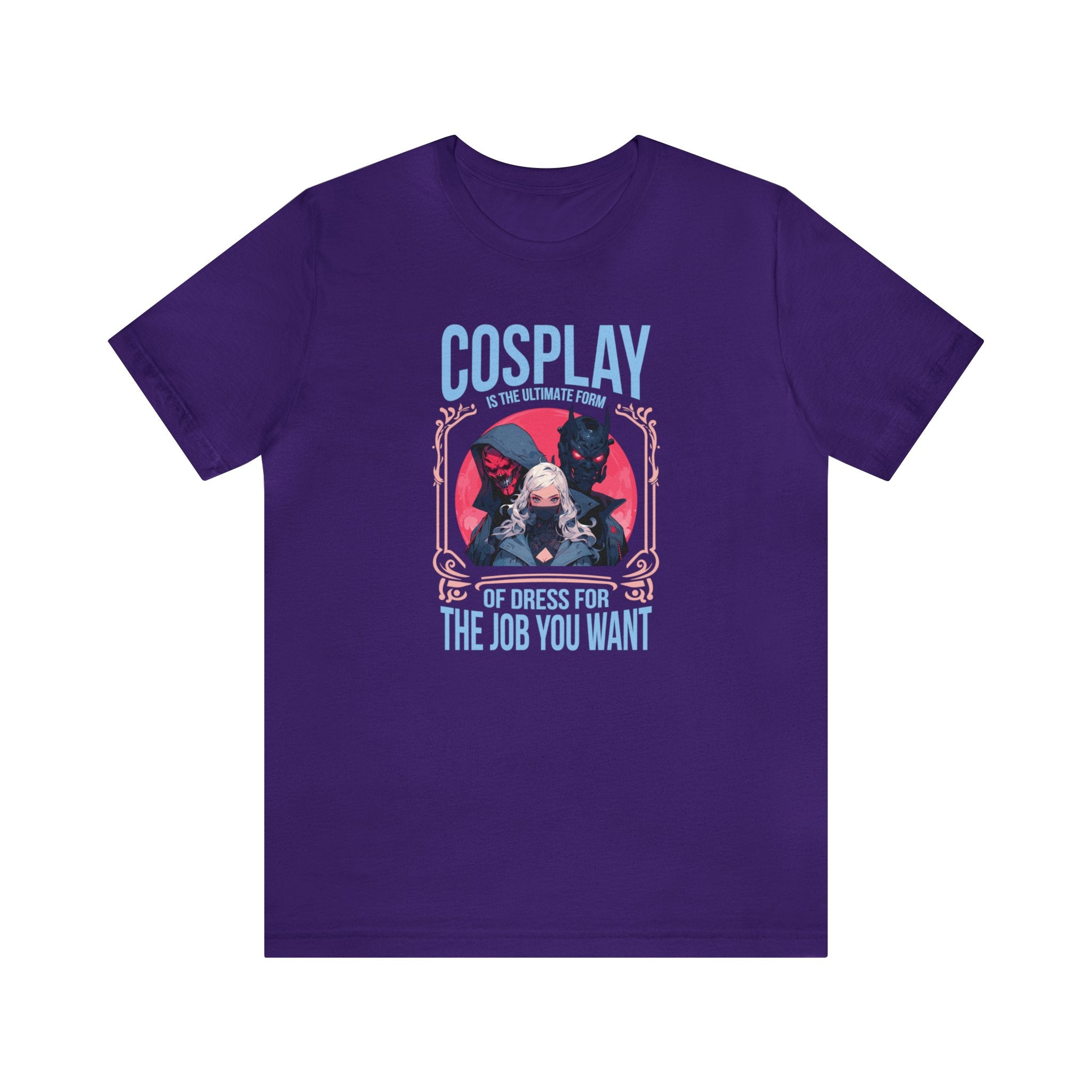 Unisex Cosplay Dress for the Job You Want T Shirt Team Purple S 