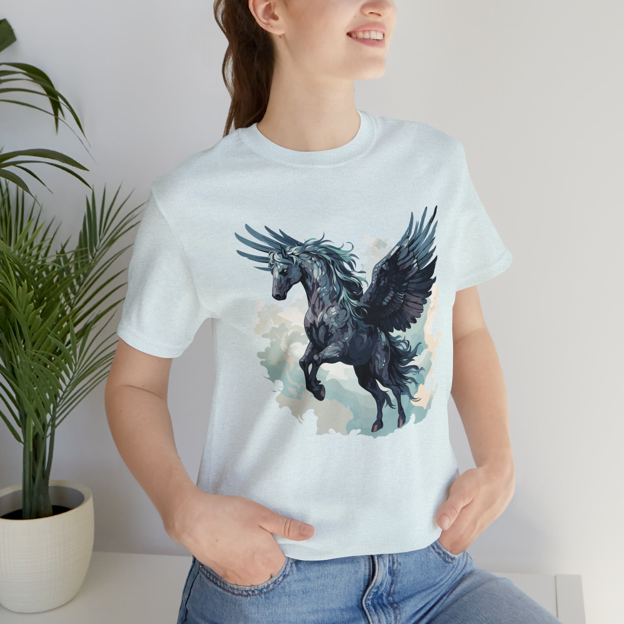 Unisex Majestic Pegasus T Shirt   