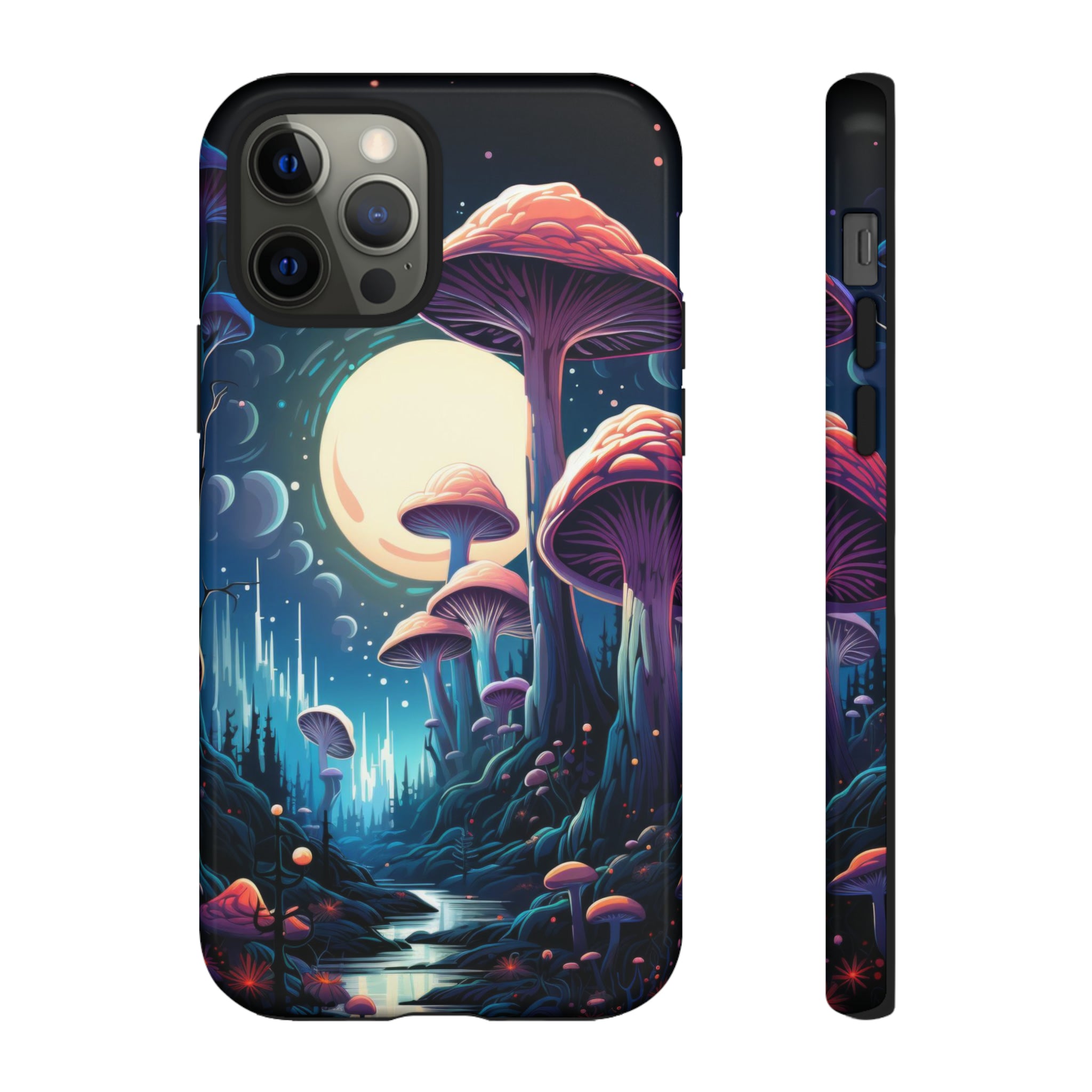 Mushroom Moonlight Phone Case iPhone 12 Pro Glossy 