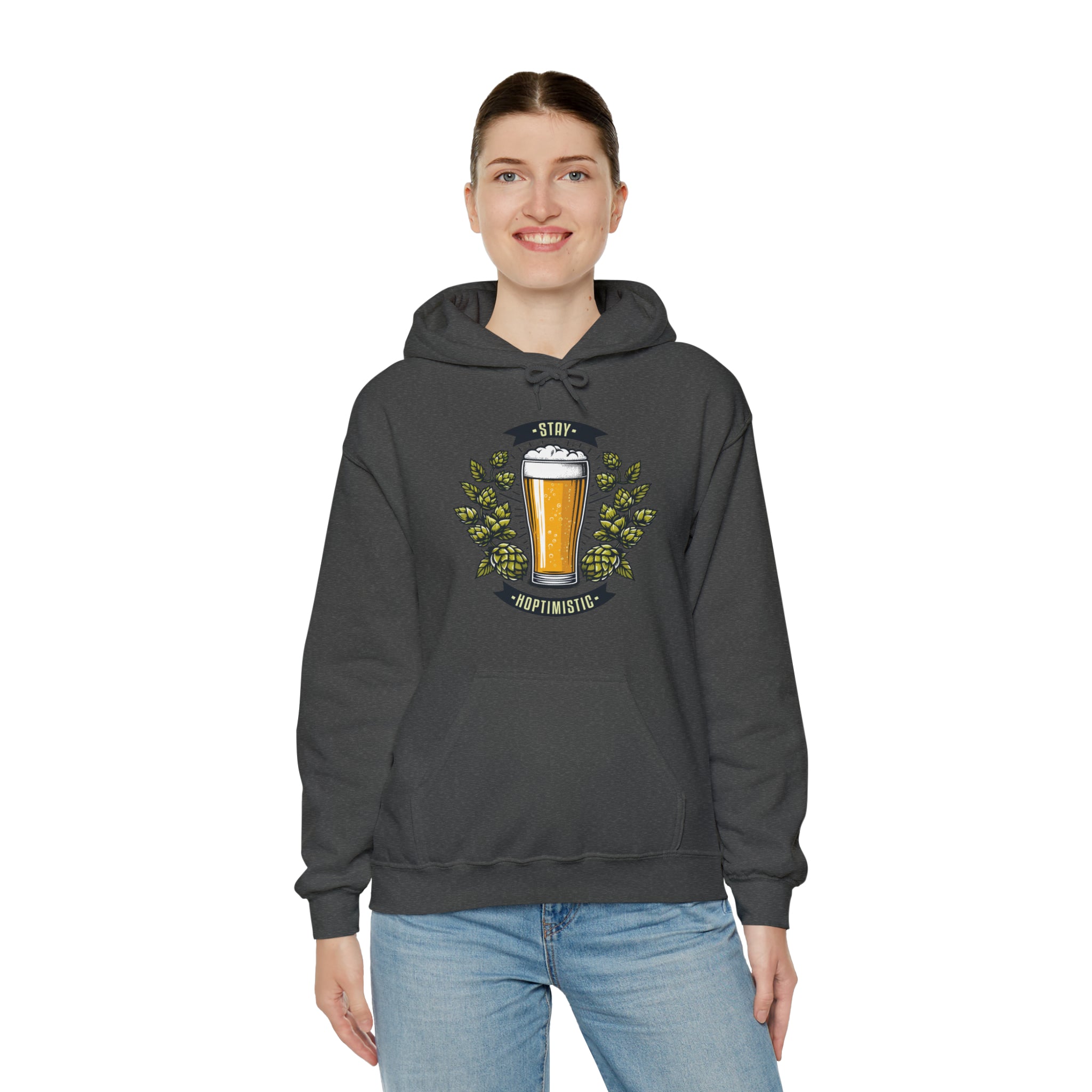 Unisex Stay Hoptimistic Hoodie   