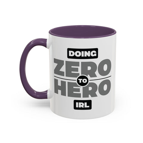 Zero To Hero Coffee Mug 11oz Purple