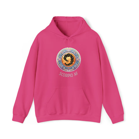 Unisex Scorpio AF Hoodie Heliconia S 