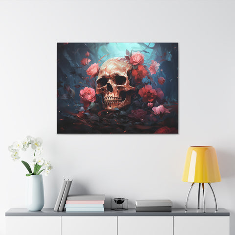 Skull & Roses Wall Art   