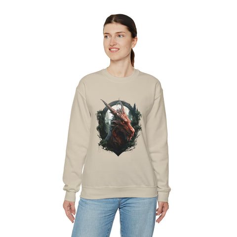 Unisex Dragon Face Sweatshirt   