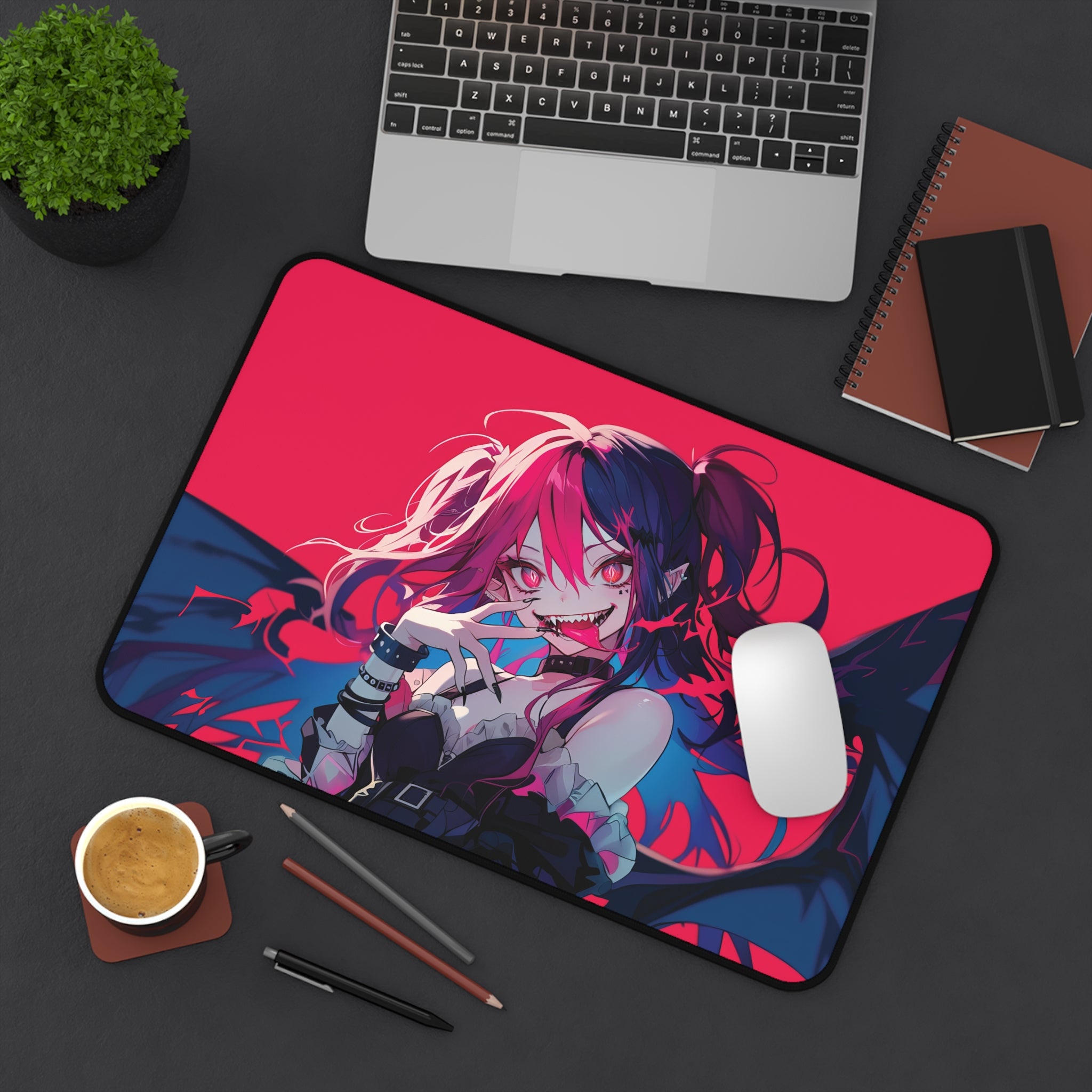 Anime Vampire Woman Desk Mat   