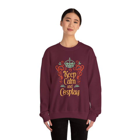 Unisex Keep Calm and Cosplay Sweatshirt   