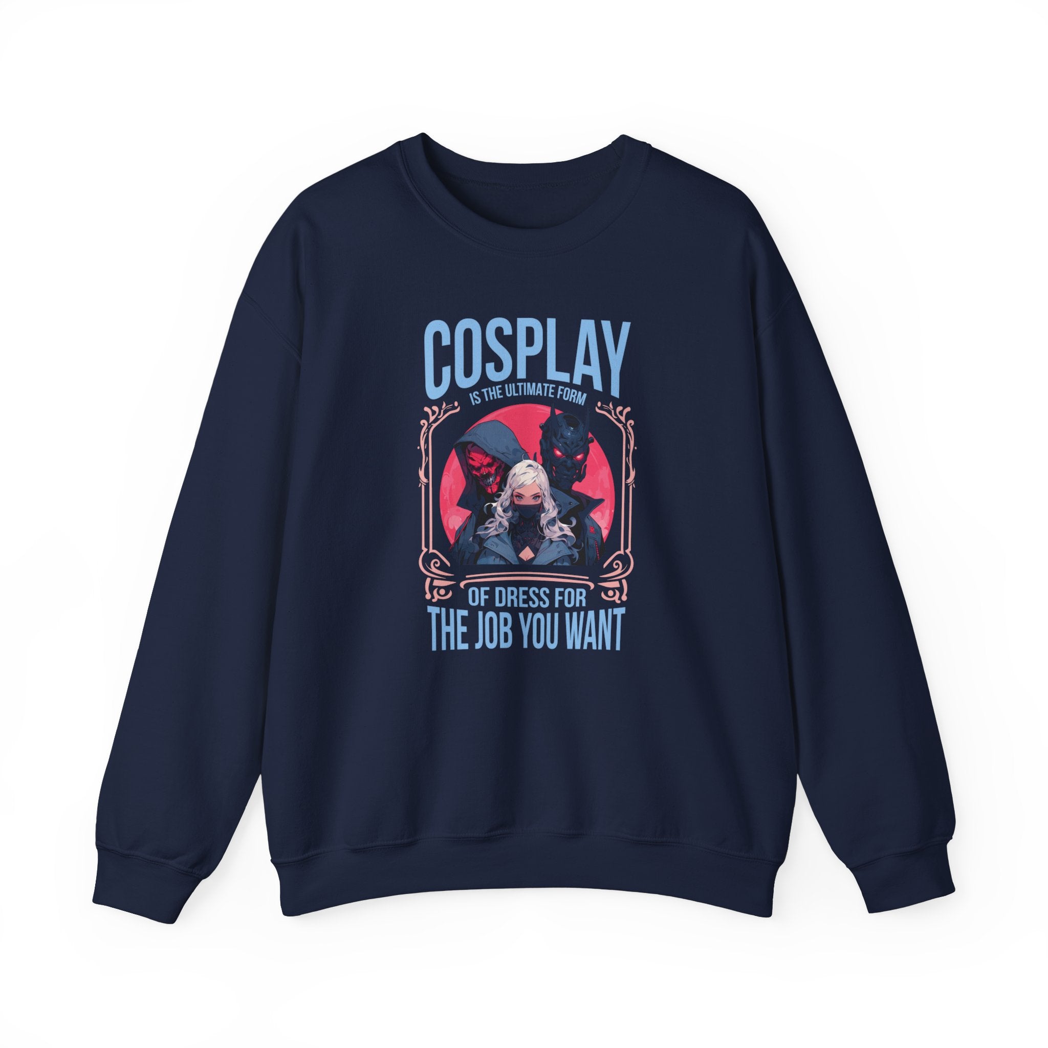 Unisex Cosplay Dress for the Job You Want Sweatshirt S Navy 