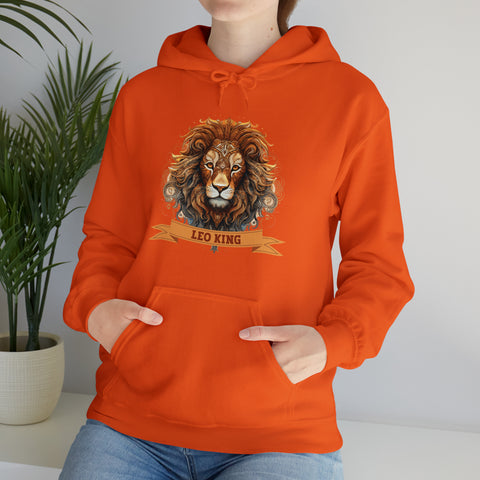 Mens Leo King Hoodie   