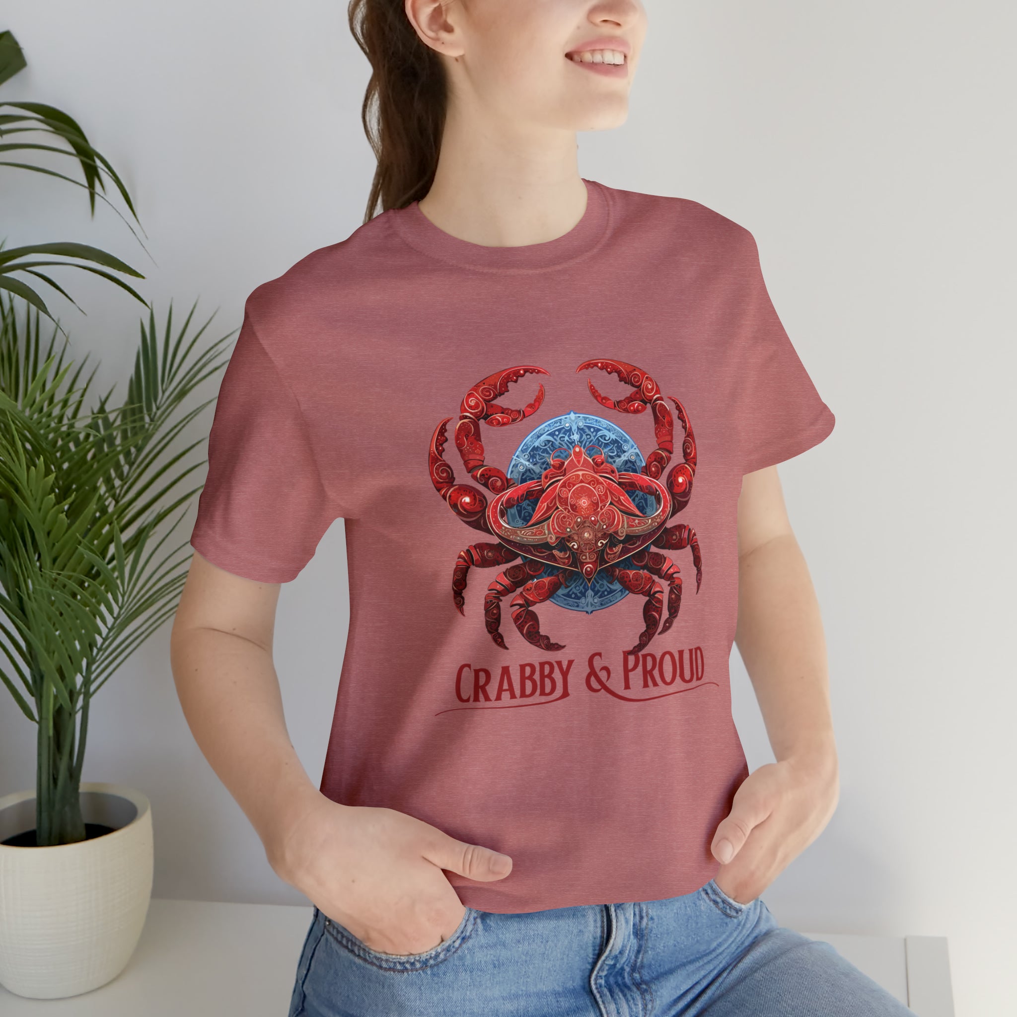 Unisex Cancer Crab T Shirt   