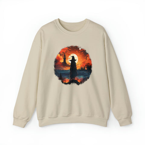 Unisex Witch Silhouette Sweatshirt S Sand 