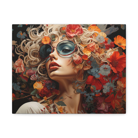 Flower Woman Wall Art 14″ x 11″ 1.25" 